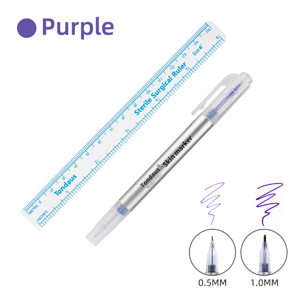 Body Jewelry Tattoo - 1/5/10/Pcs Disposable Sterilized Package With Ruler