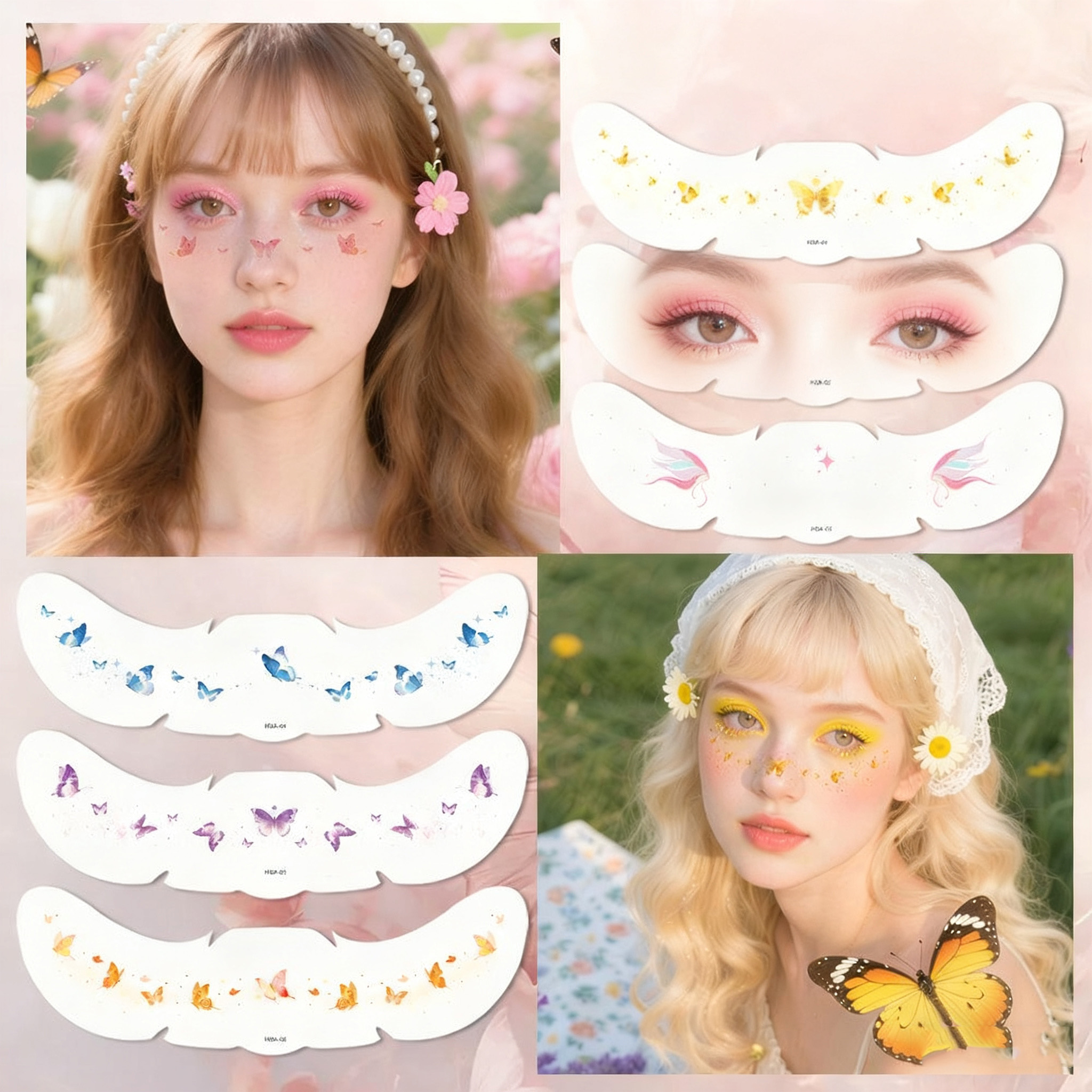 Body Jewelry Tattoo - 6PCS Cute Butterfly Tattoo Sticker Waterproof