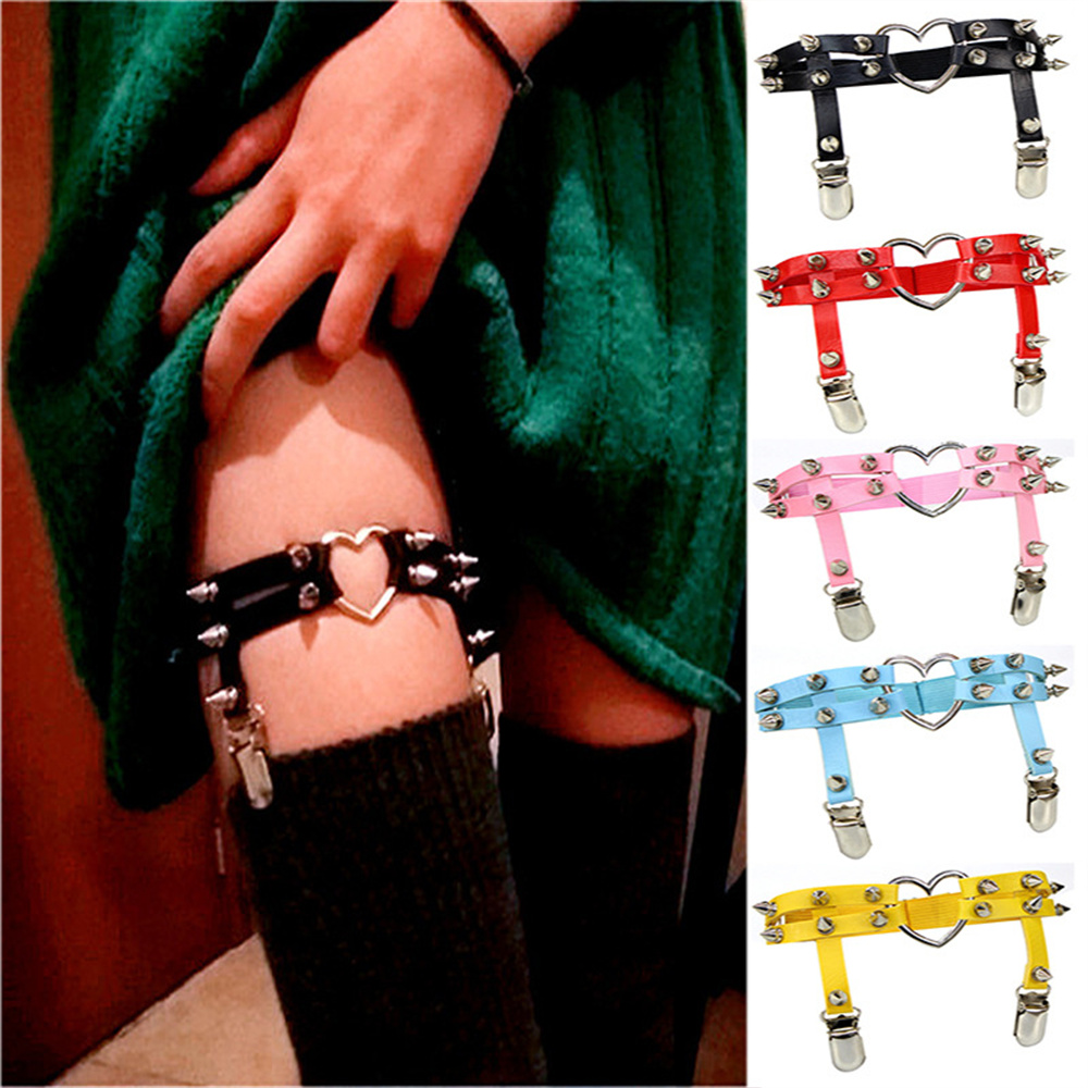 Body Jewelry Goth - 1Pcs Women Punk Goth Heart PU