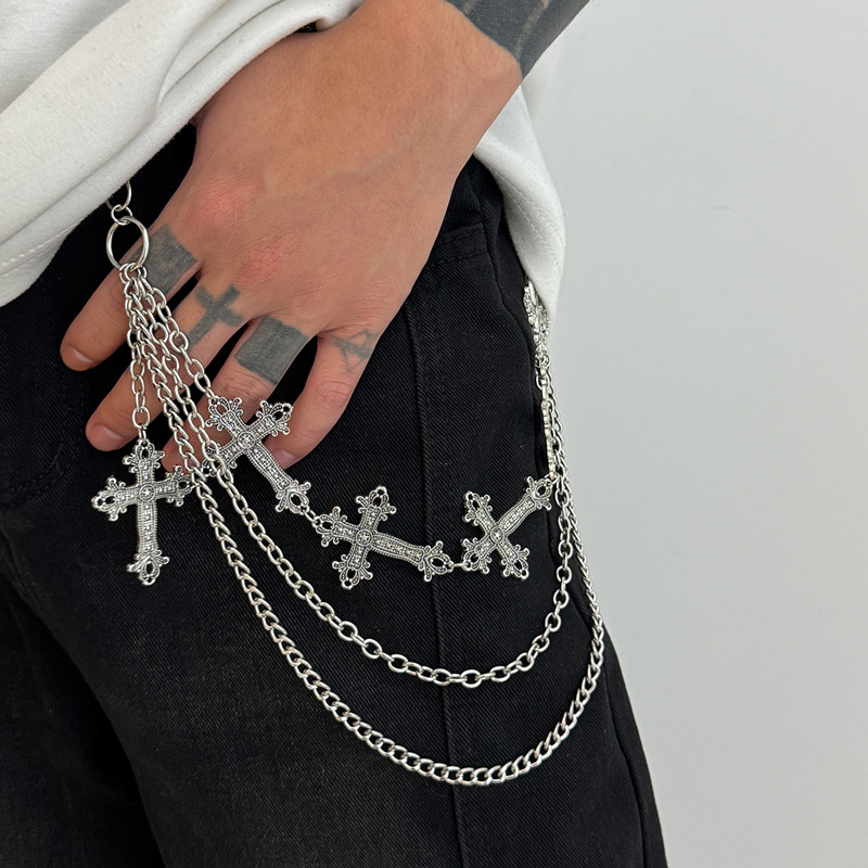 Body Jewelry Men - Fashion Punk Metal Pants Chain Hip