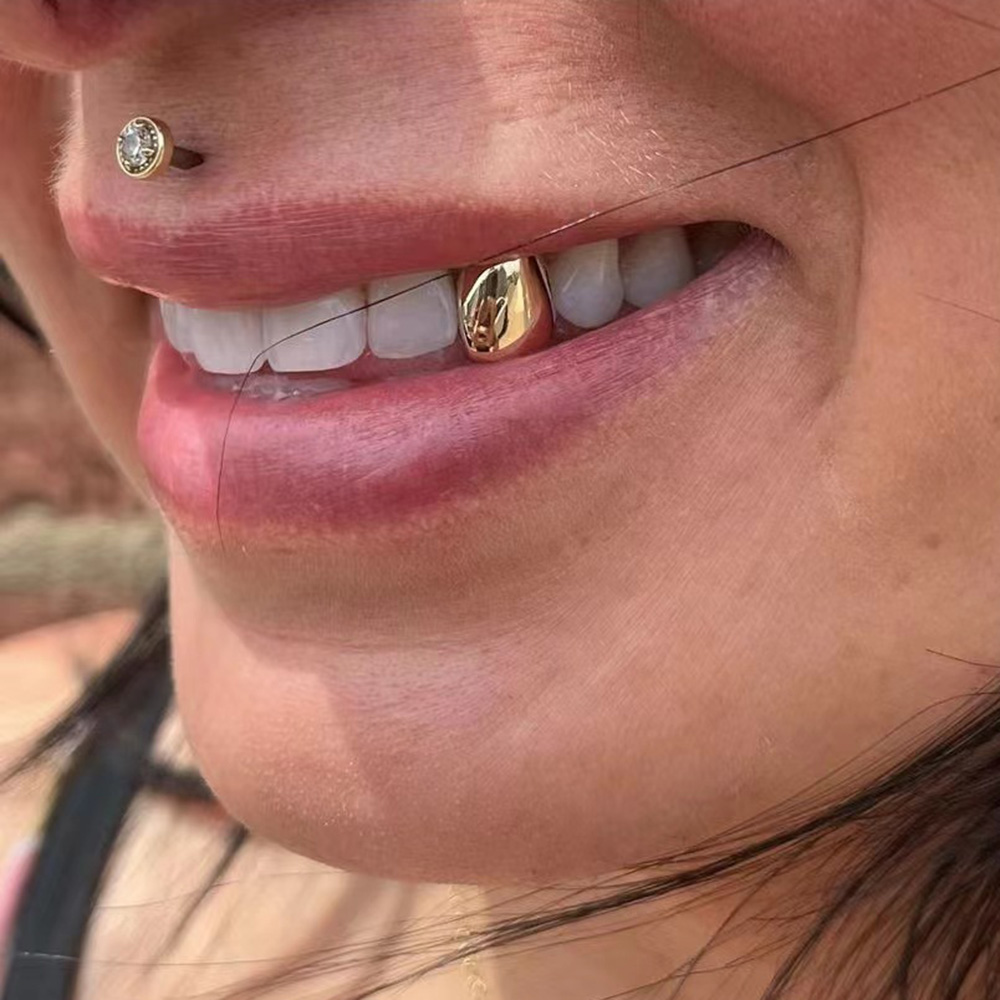 Body Jewelry Men - RACHELZ HipHop Classic Single Teeth Grillz
