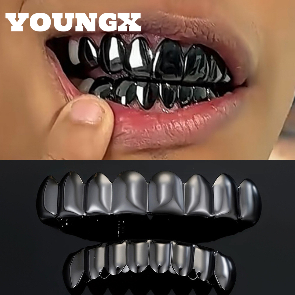 Body Jewelry Men - YOUNGX Top Bottom Smooth Black Color