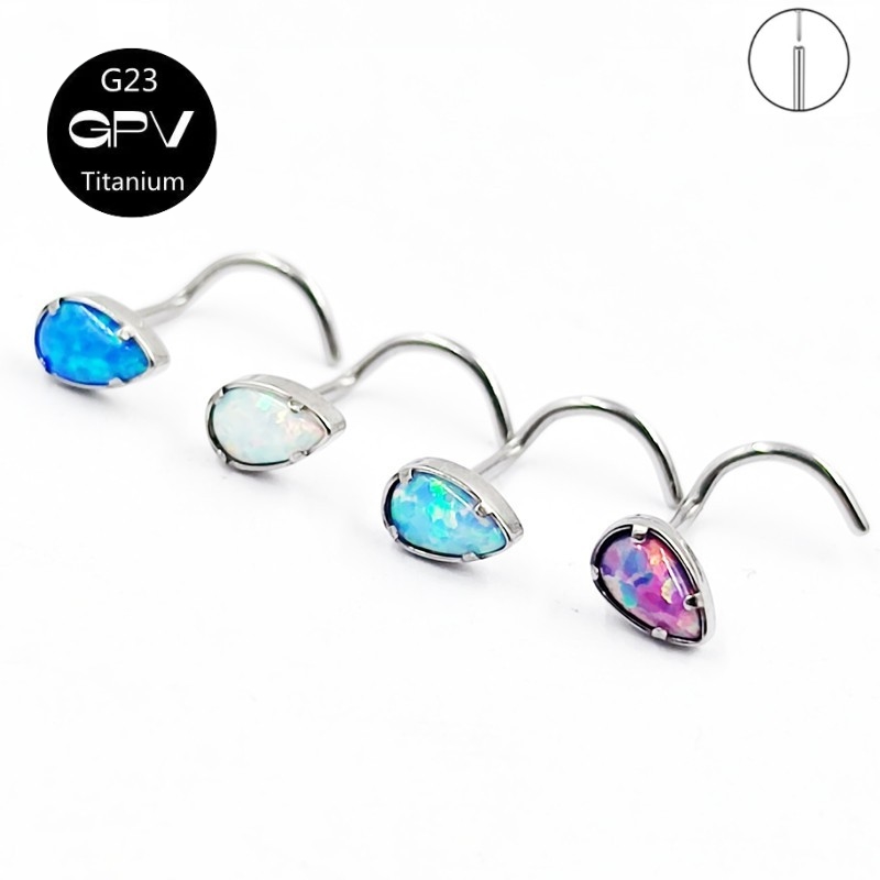 Body Jewelry Manufacturers - G23 Titanium 5-Word Nose Nail Manufacturers