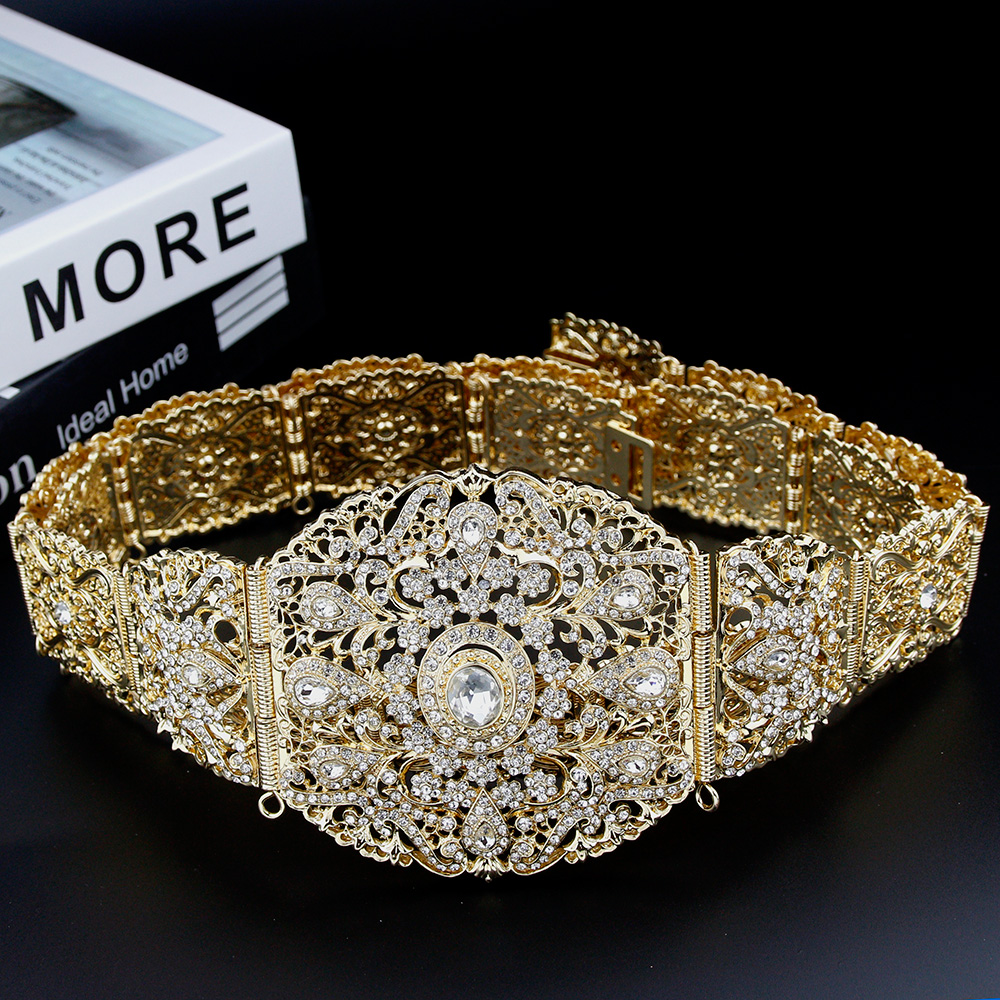 Body Jewelry In Bulk - Sunspicems Wide Morocco Belt For Women