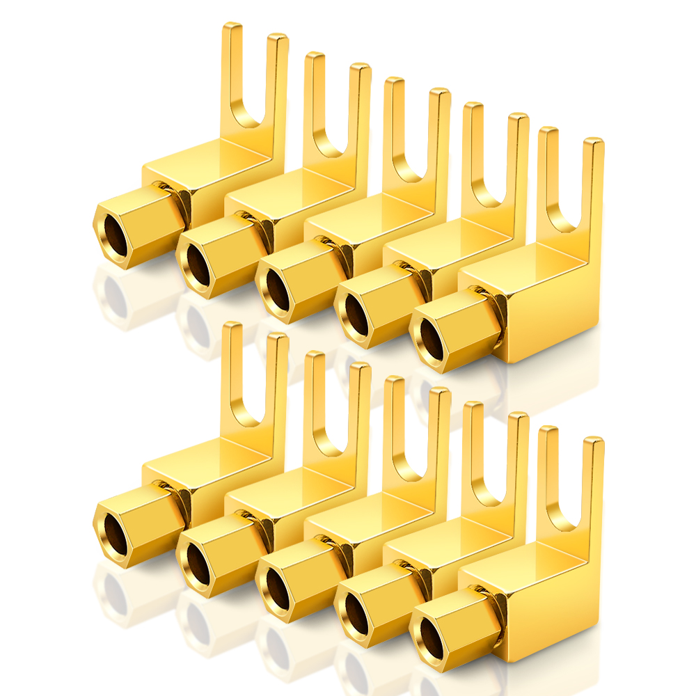 Body Jewelry 4 U - 10pcs High Quality gold plated Speaker