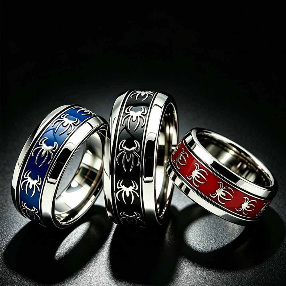 New Vintage Punk Spider Ring 3 - Body Jewelry Wholesale recension och pris