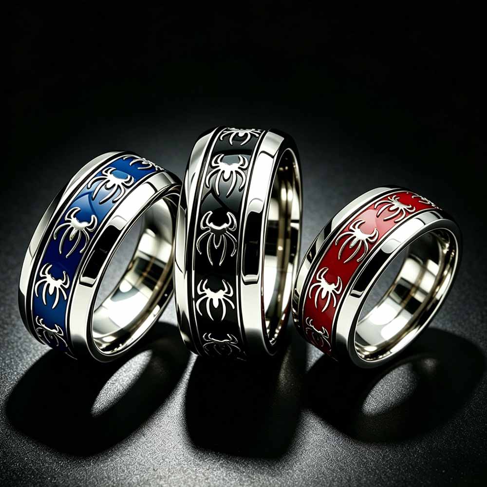 New Vintage Punk Spider Ring 3 - Body Jewelry Wholesale recension och pris