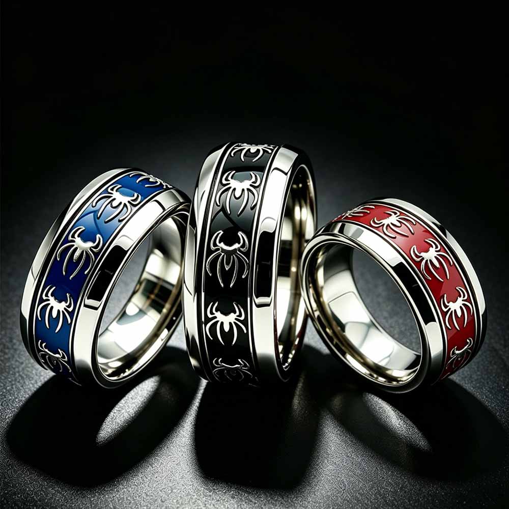 New Vintage Punk Spider Ring 3 - Body Jewelry Wholesale recension och pris