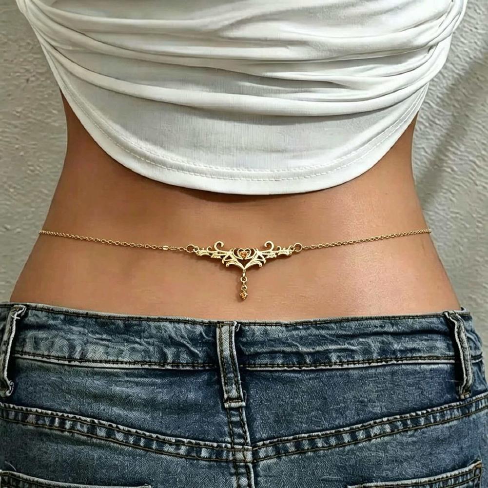 Gothic Heart Sexy Women's Wais - Body Jewelry Goth recension och pris