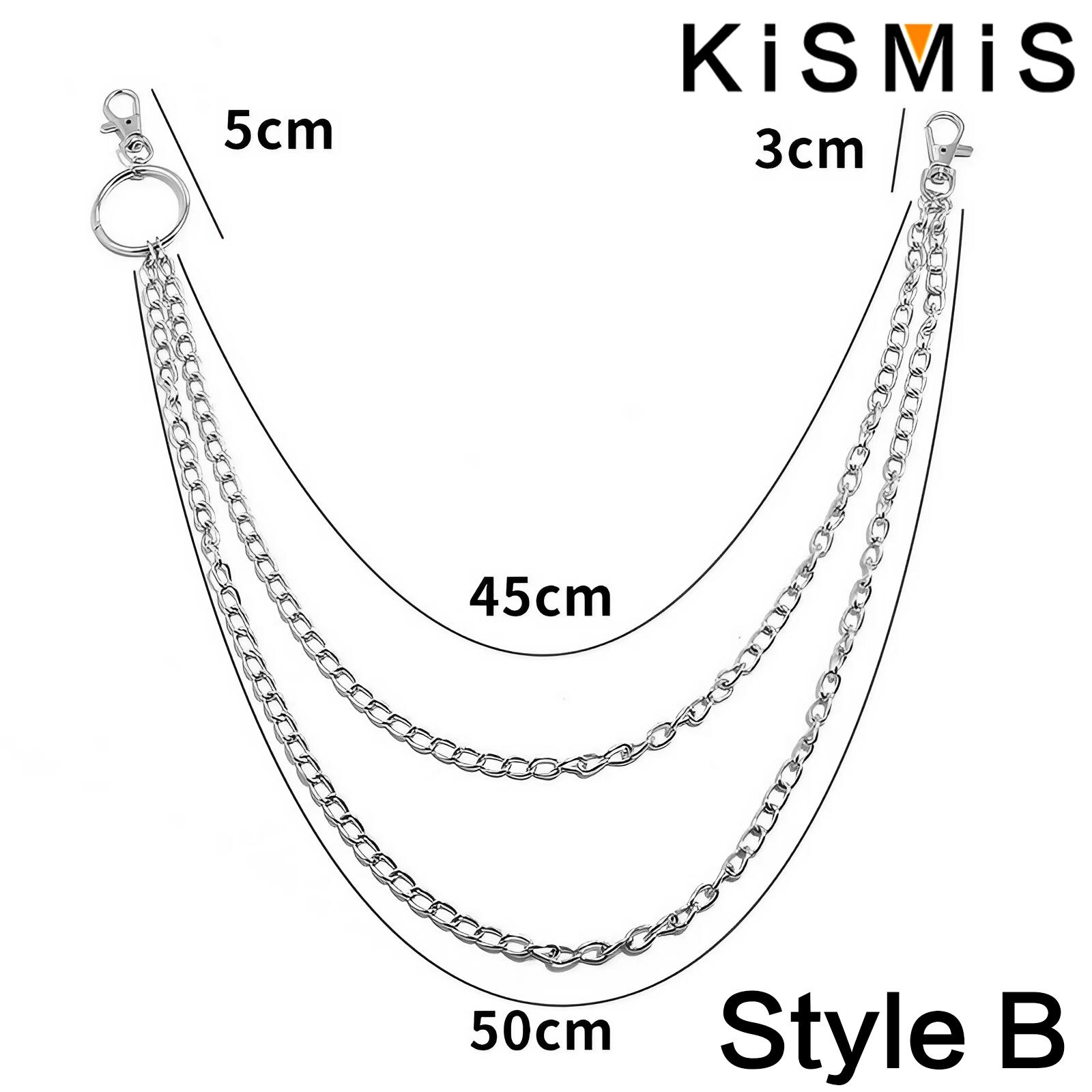 KISMIS 1PC Punk Street keychai - Body Jewelry Men recension och pris