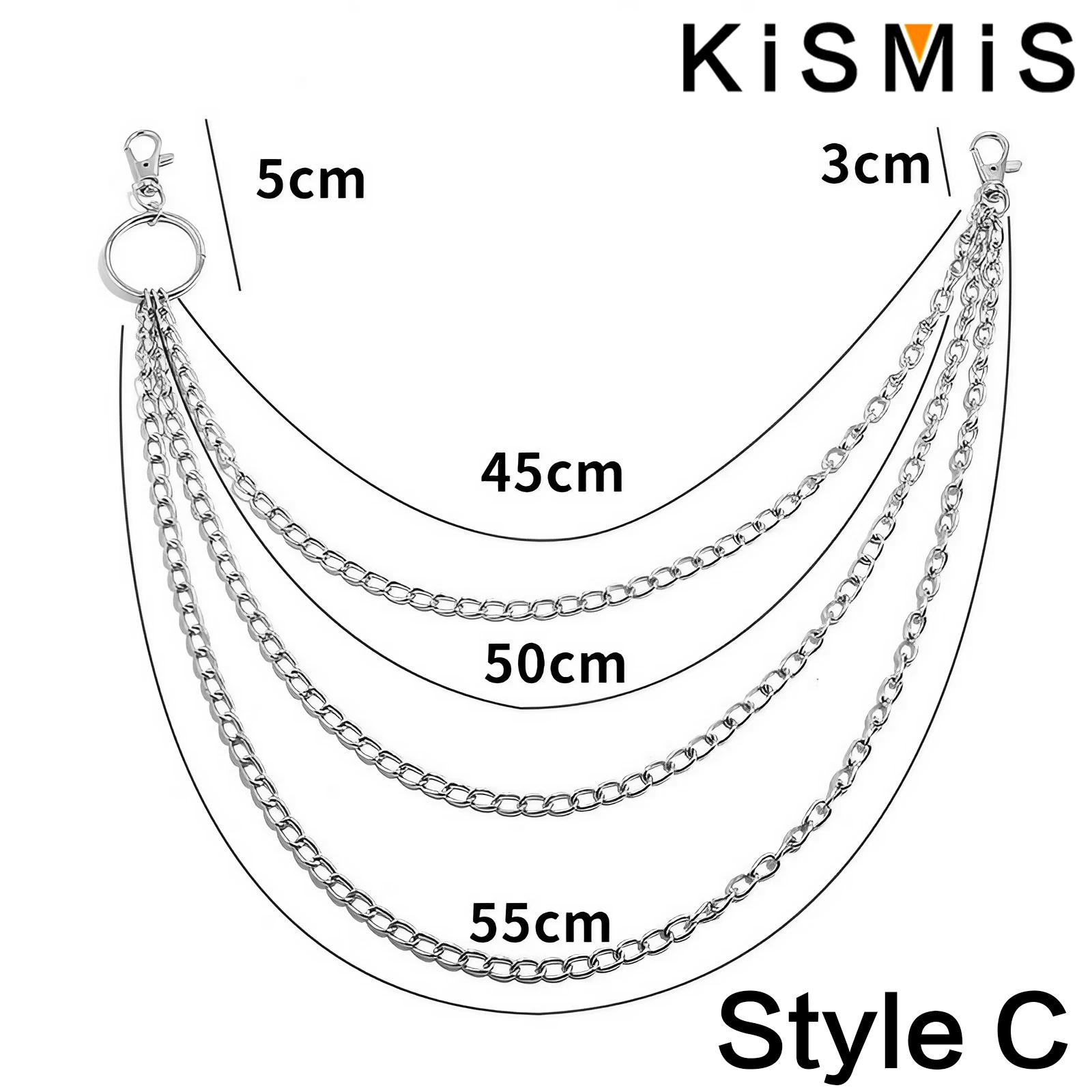 KISMIS 1PC Punk Street keychai - Body Jewelry Men recension och pris