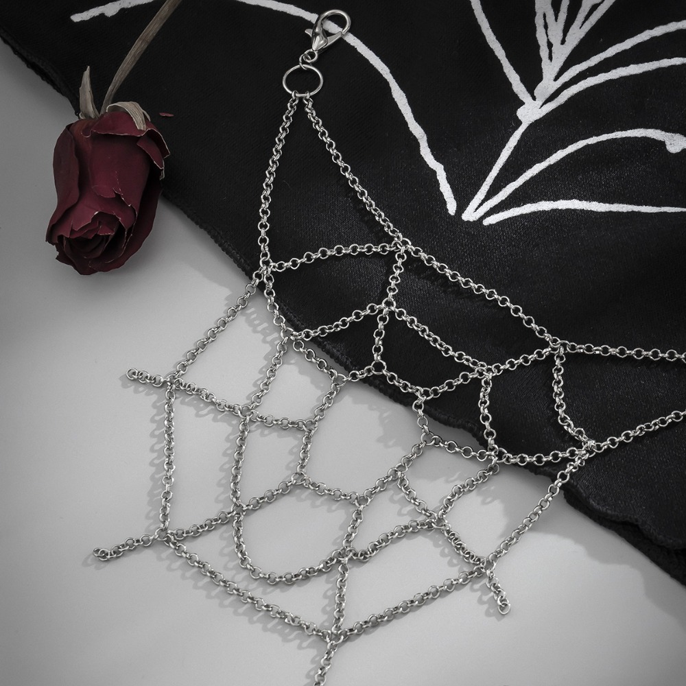 Gothic Punk Sliver Color Spide - Body Jewelry Men recension och pris