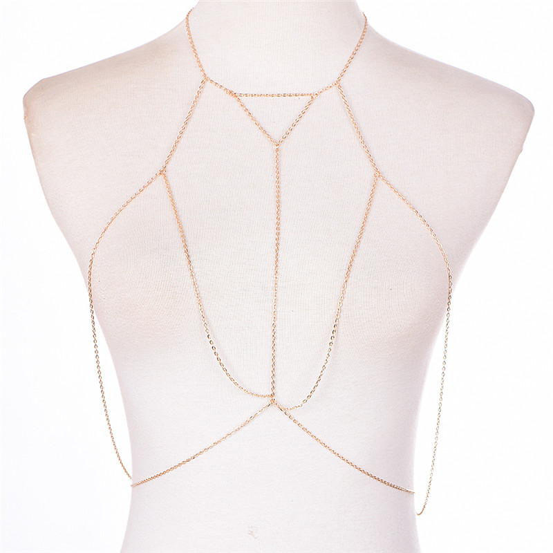 Gold Silver Fashion Link Chain - Body Jewelry In Bulk recension och pris