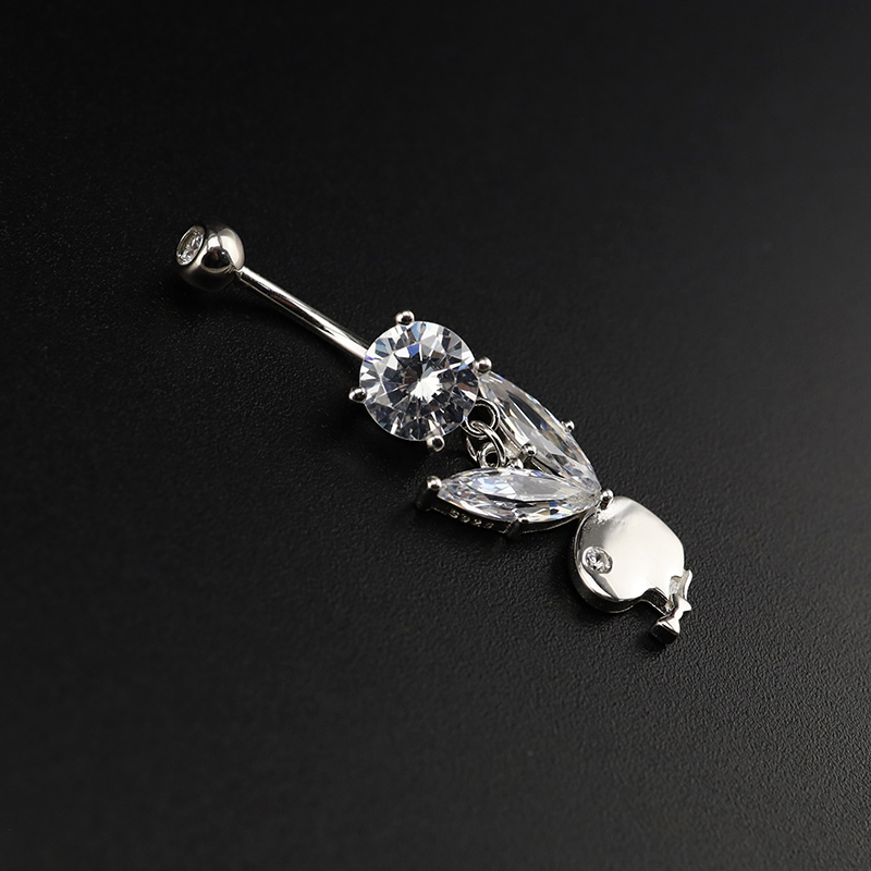 Hypoallergenic 925 Sterling Si - Body Jewelry Goth recension och pris