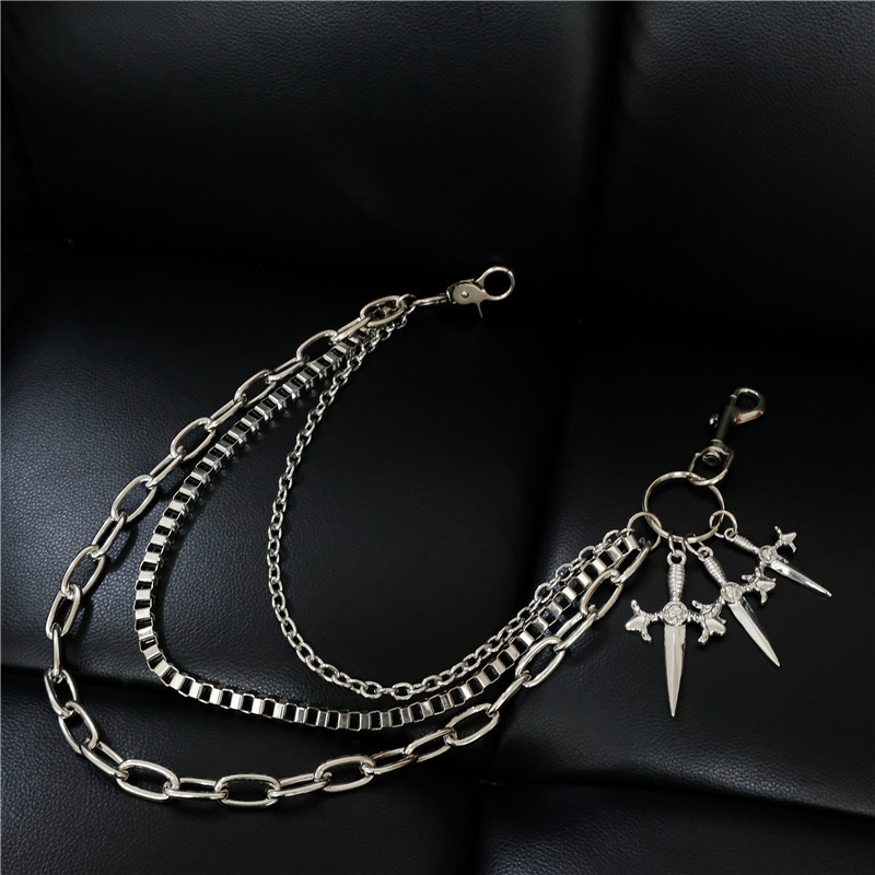 Hip-Hop Punk Metal Sword Casua - Body Jewelry Manufacturers recension och pris