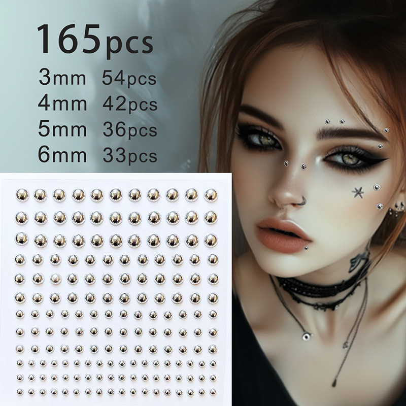 3D Face Eyes Party Makeup Tatt - Body Jewelry Tattoo recension och pris