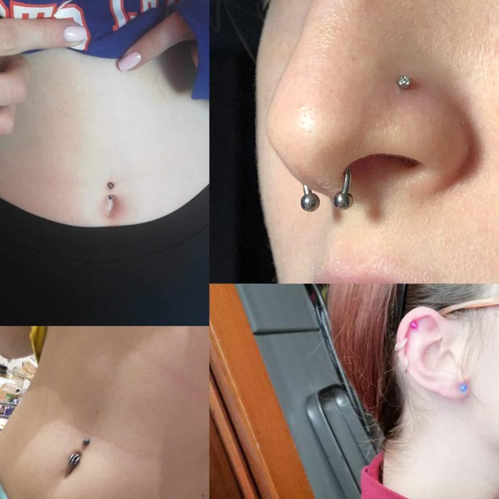 150/140/85/70/42Pcs Body Pierc - Body Jewelry Tattoo recension och pris