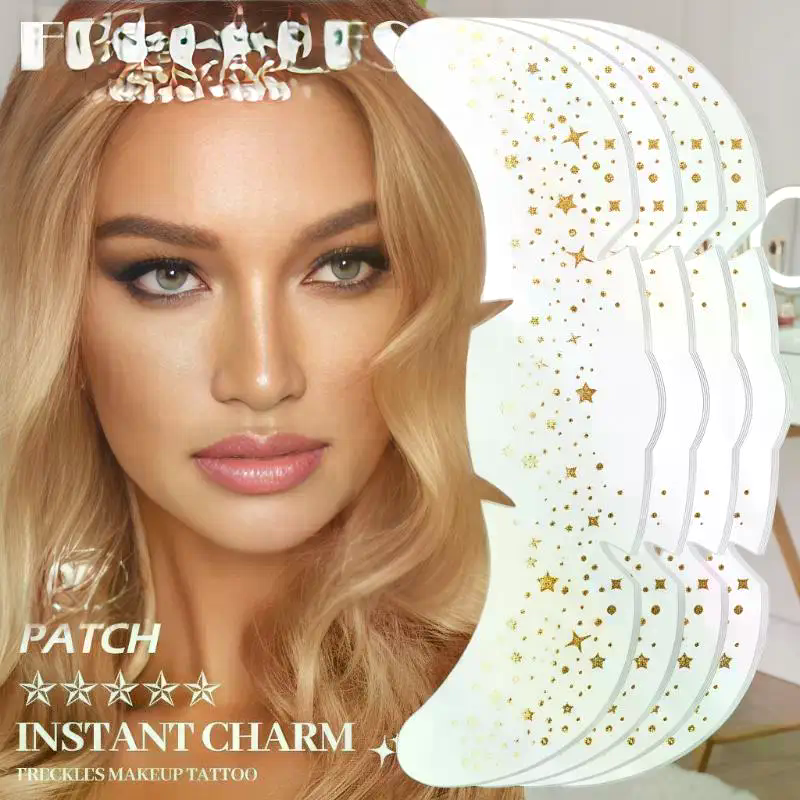 Hot Rose Gold Freckles Tempora - Body Jewelry Tattoo recension och pris