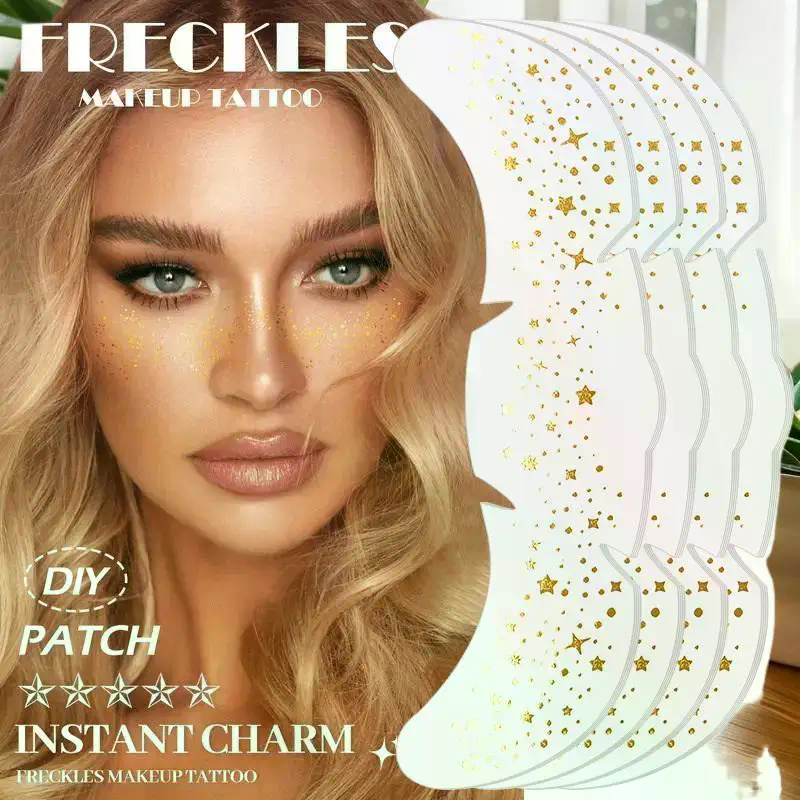 Hot Rose Gold Freckles Tempora - Body Jewelry Tattoo recension och pris