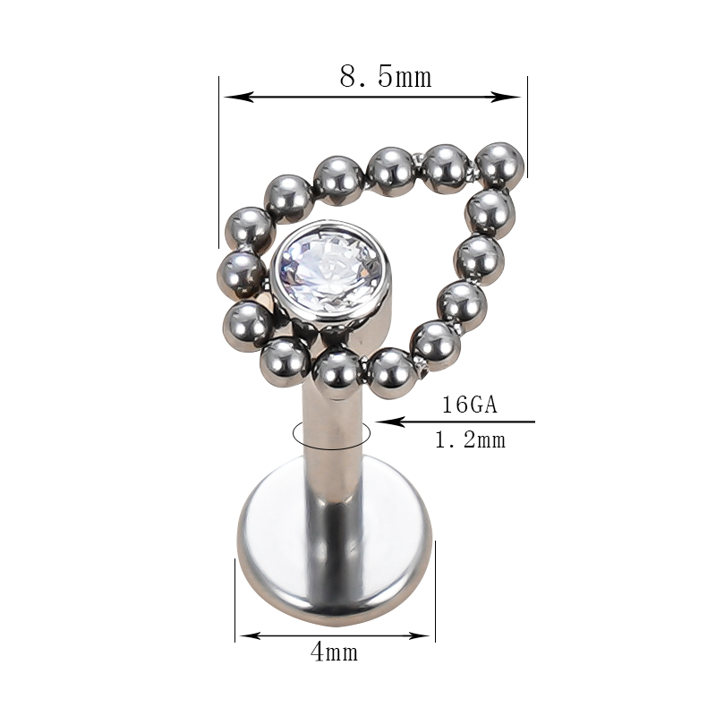 1pc  G23 Titanium 16G Welded B - Body Jewelry Amazon recension och pris
