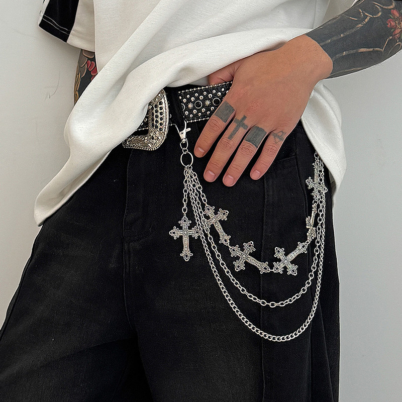 Fashion Punk Metal Pants Chain - Body Jewelry Men recension och pris