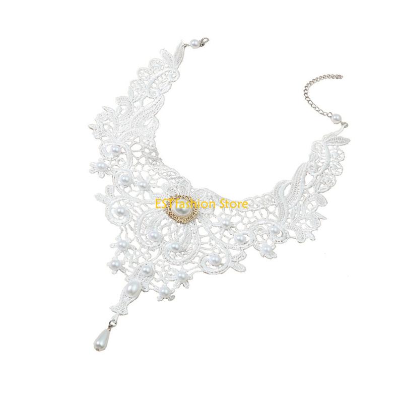 Y5GC Lace Choker Necklace Goth - Body Jewelry Goth recension och pris