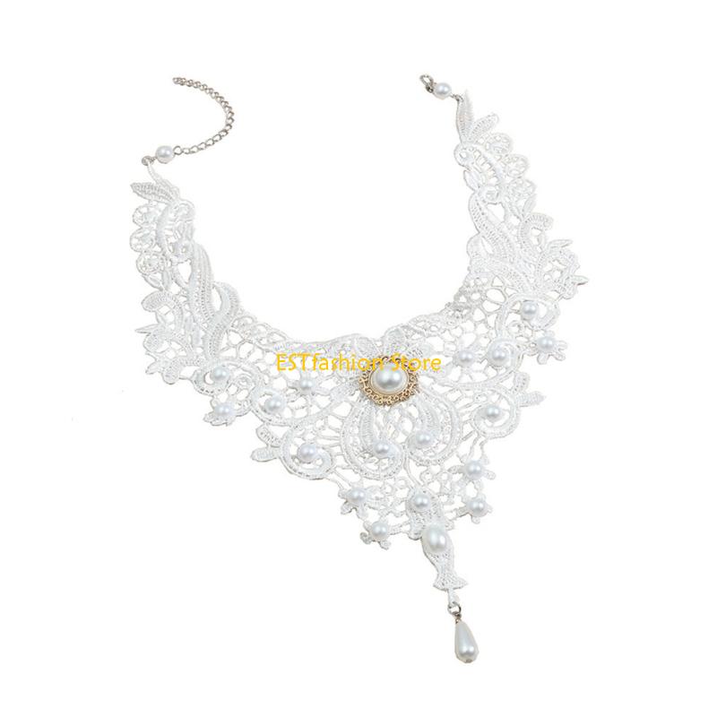Y5GC Lace Choker Necklace Goth - Body Jewelry Goth recension och pris
