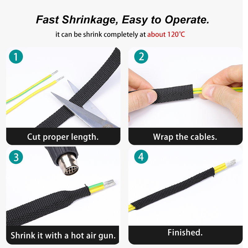 1/2/5/10M Braided Heat Shrink  - Body Jewelry 4 U recension och pris