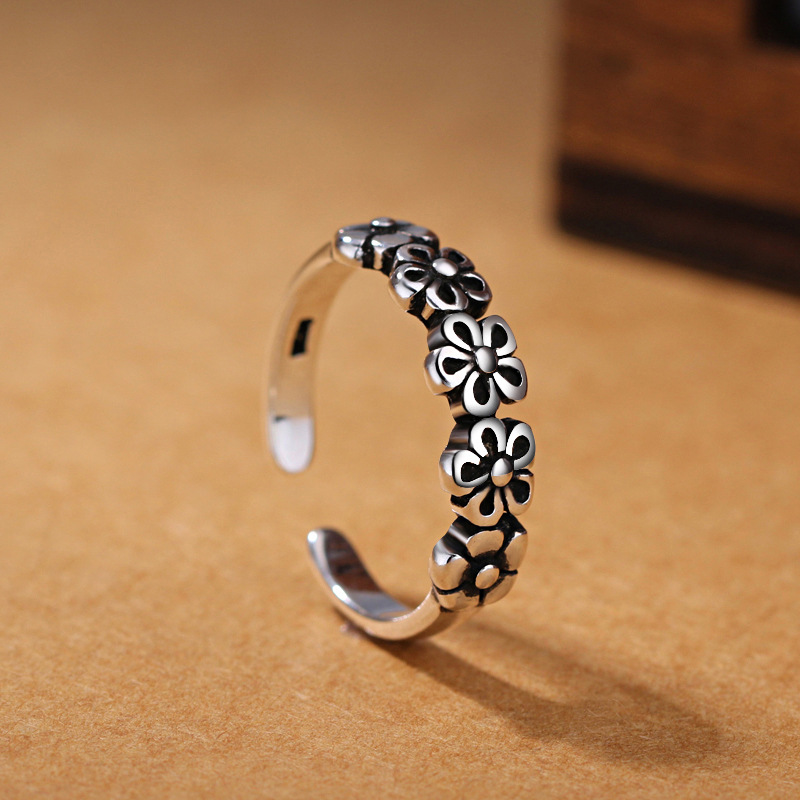 925 Sterling Silver Retro Flow - Body Jewelry Wholesale recension och pris