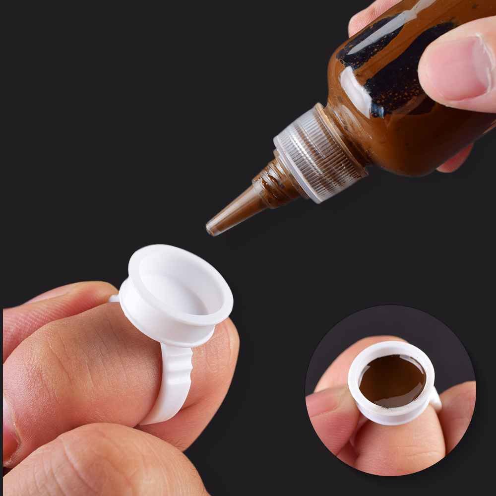 Disposable 100pcs Plastic Pigm - Body Jewelry Tattoo recension och pris