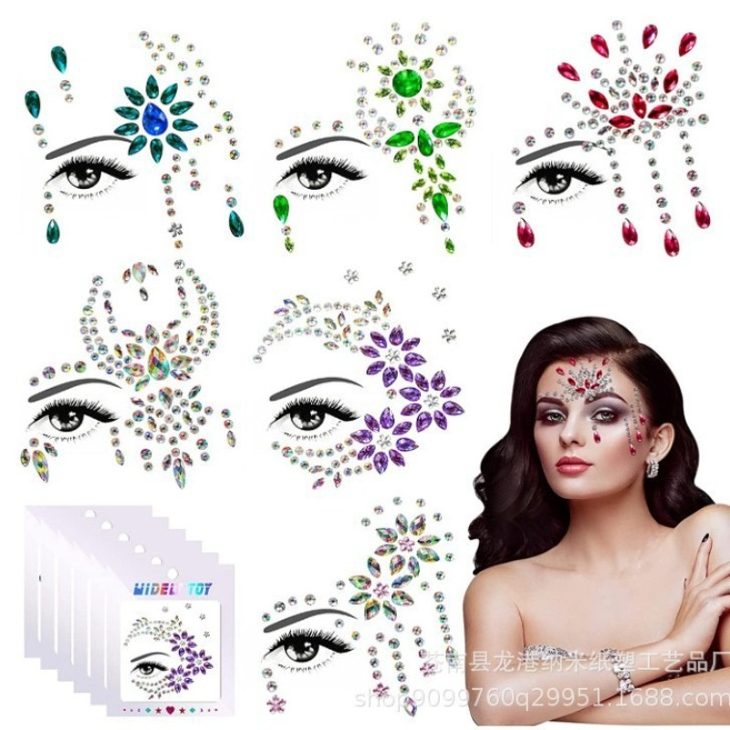 Acrylic Resin Face Gems Rhines - Body Jewelry Tattoo recension och pris