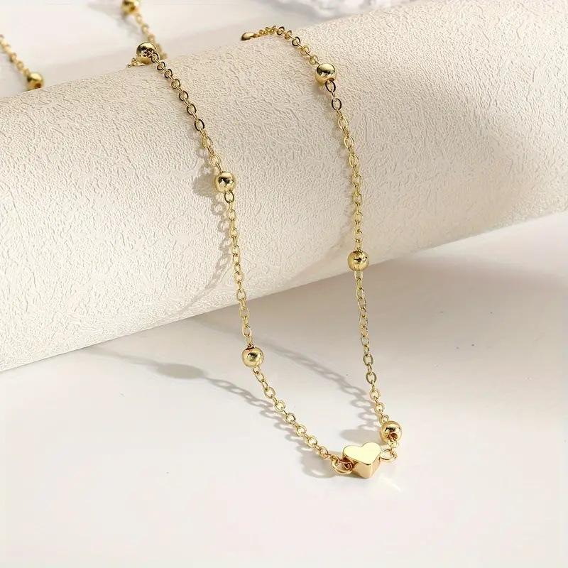 Girls Simple Heart Beaded Bell - Body Jewelry In Bulk recension och pris