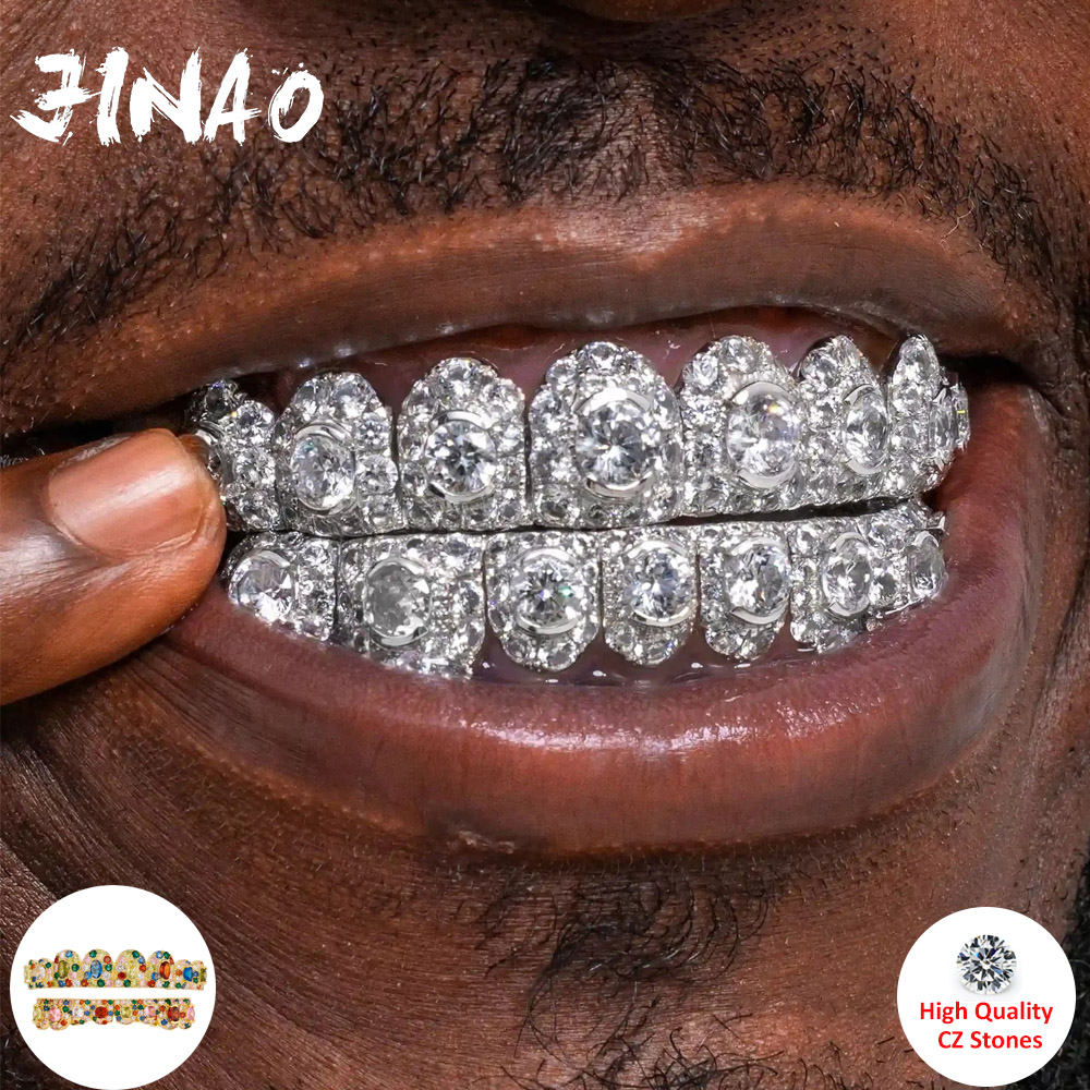 JINAO Hip Hop Full Iced Out 8  - Body Jewelry Men recension och pris