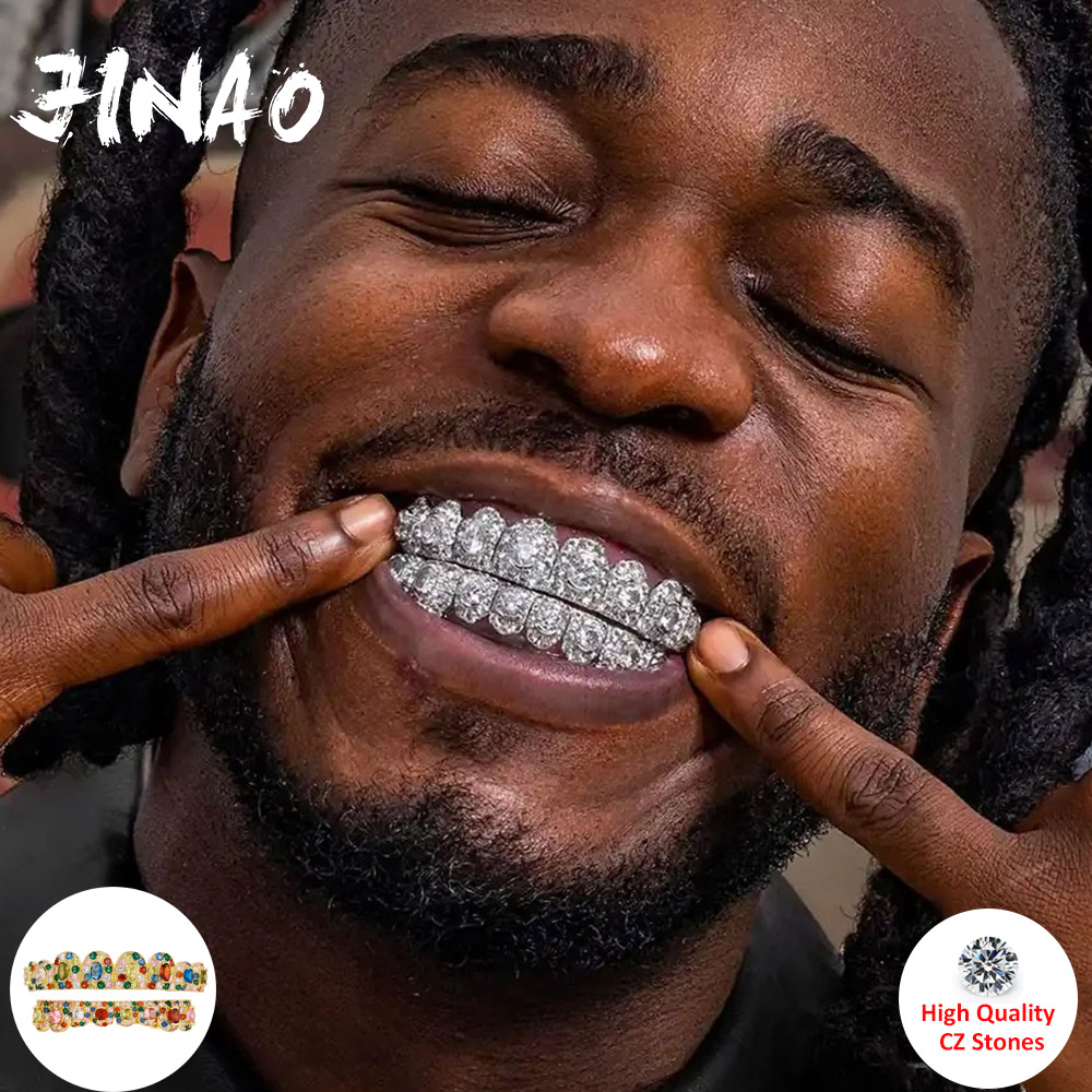 JINAO Hip Hop Full Iced Out 8  - Body Jewelry Men recension och pris
