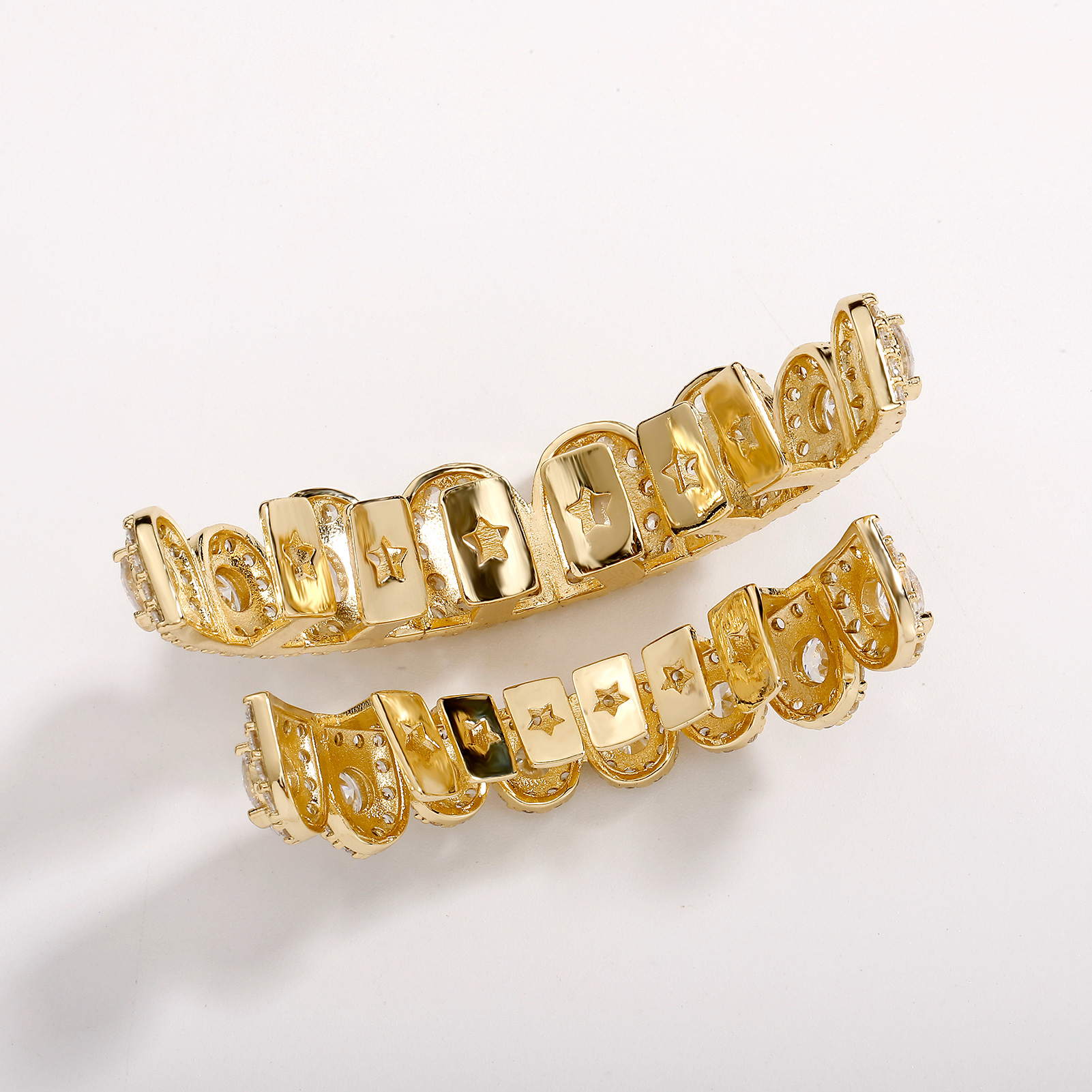 JINAO Hip Hop Full Iced Out 8  - Body Jewelry Men recension och pris