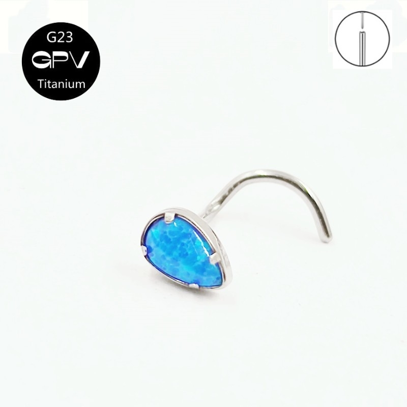 G23 Titanium 5-Word Nose Nail  - Body Jewelry Manufacturers recension och pris