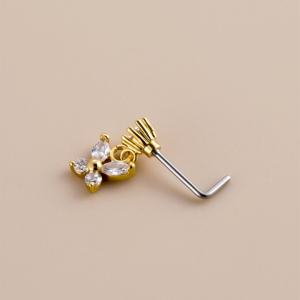 Stainless Steel Piercing Nose  - Body Jewelry Goth recension och pris