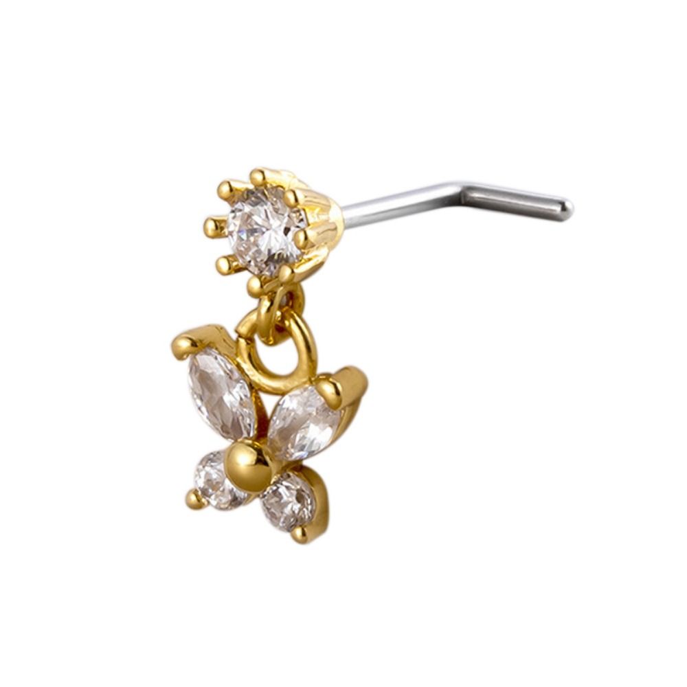 Stainless Steel Piercing Nose  - Body Jewelry Goth recension och pris