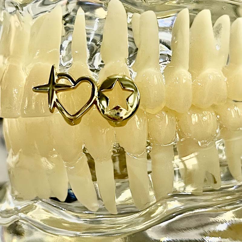 Punk Hip Hop Hollow Heart Teet - Body Jewelry Men recension och pris