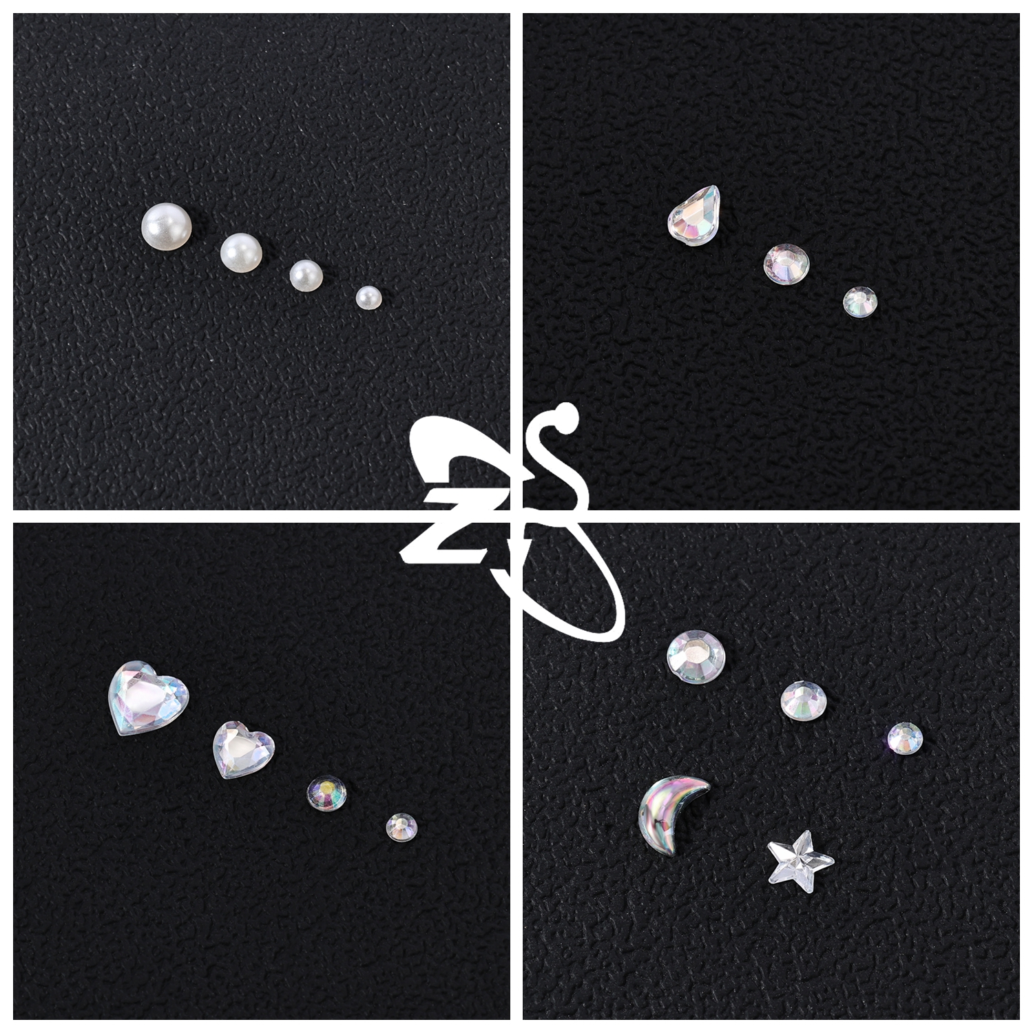 ZS 1 Set 3D Colorful Rhineston - Body Jewelry Tattoo recension och pris