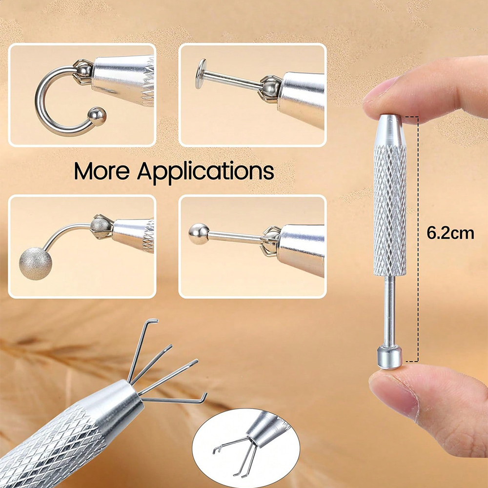 Stainless Steel Piercing Ball  - Body Jewelry Removal Tool recension och pris