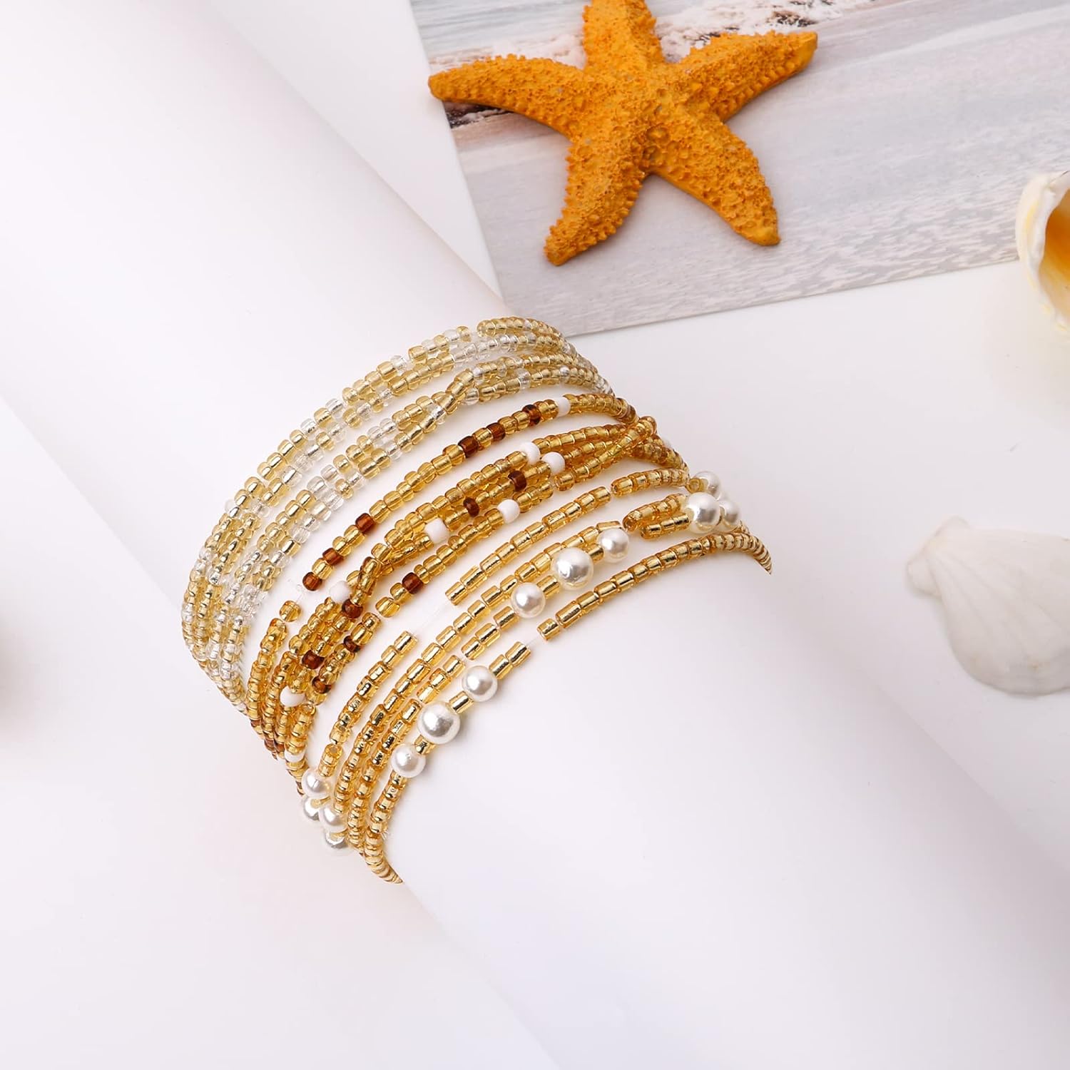 Waist Beads for Women Belly Be - Body Jewelry In Bulk recension och pris