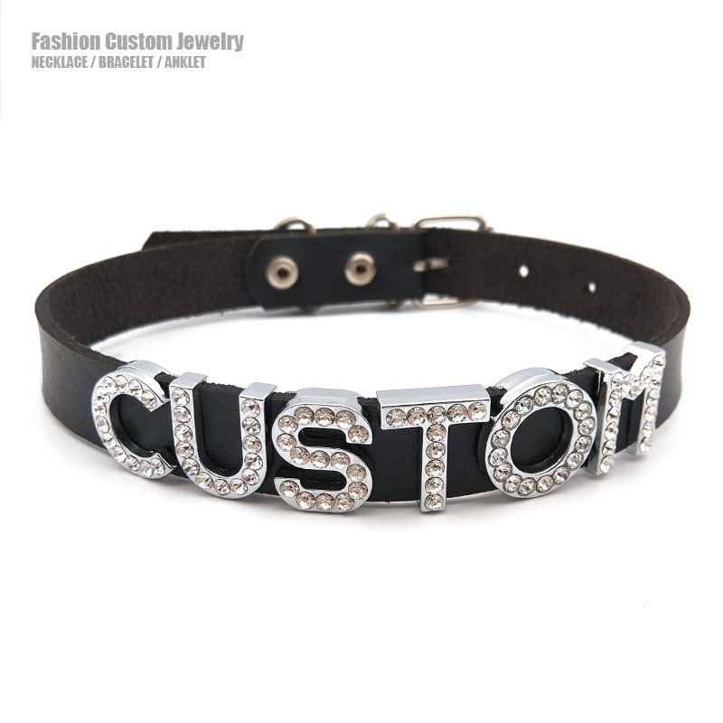 Customized Necklaces Rhineston - Body Jewelry Goth recension och pris
