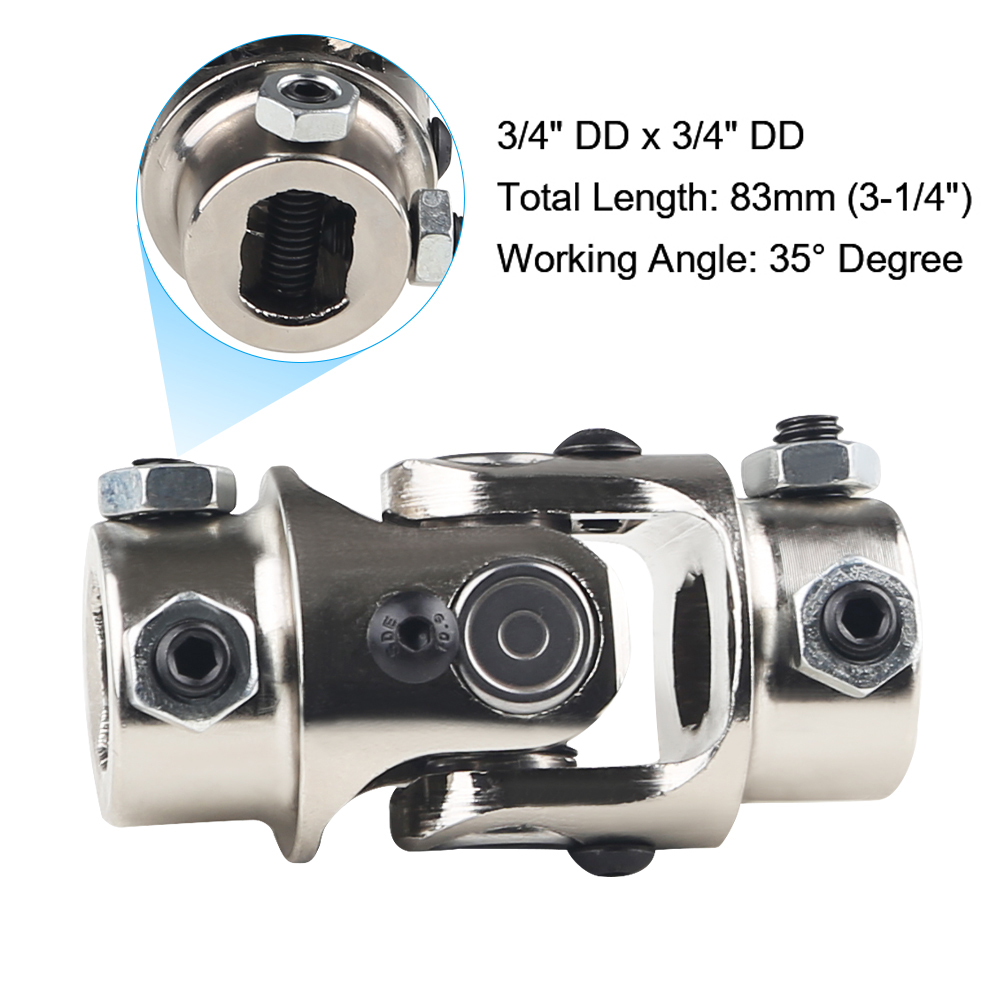 Chrome Single U-Joint Shaft Un - Body Jewelry 4 U recension och pris