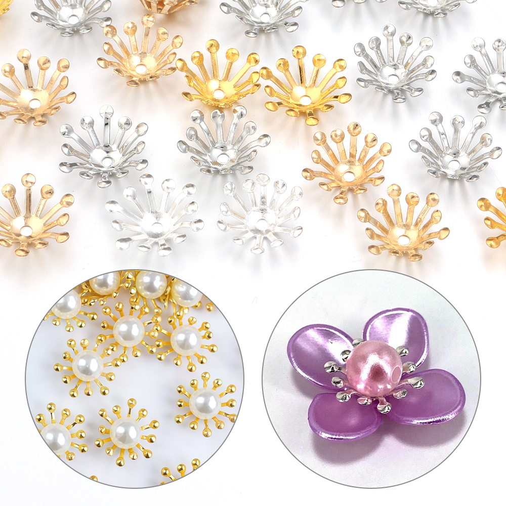 100Pcs Diameter 13MM Gold Colo - Body Jewelry Wholesale recension och pris