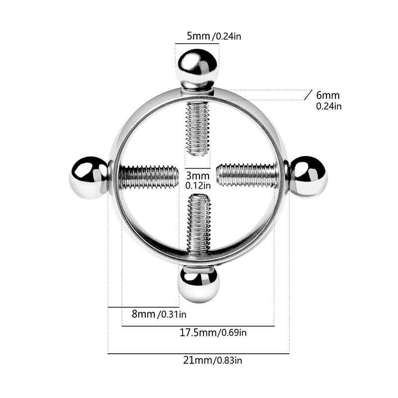1pair Stainless Steel Cross Ni - Body Jewelry Goth recension och pris