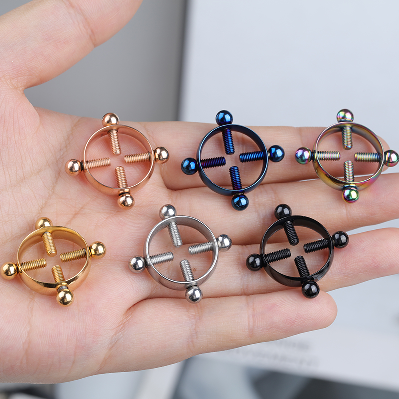 1pair Stainless Steel Cross Ni - Body Jewelry Goth recension och pris