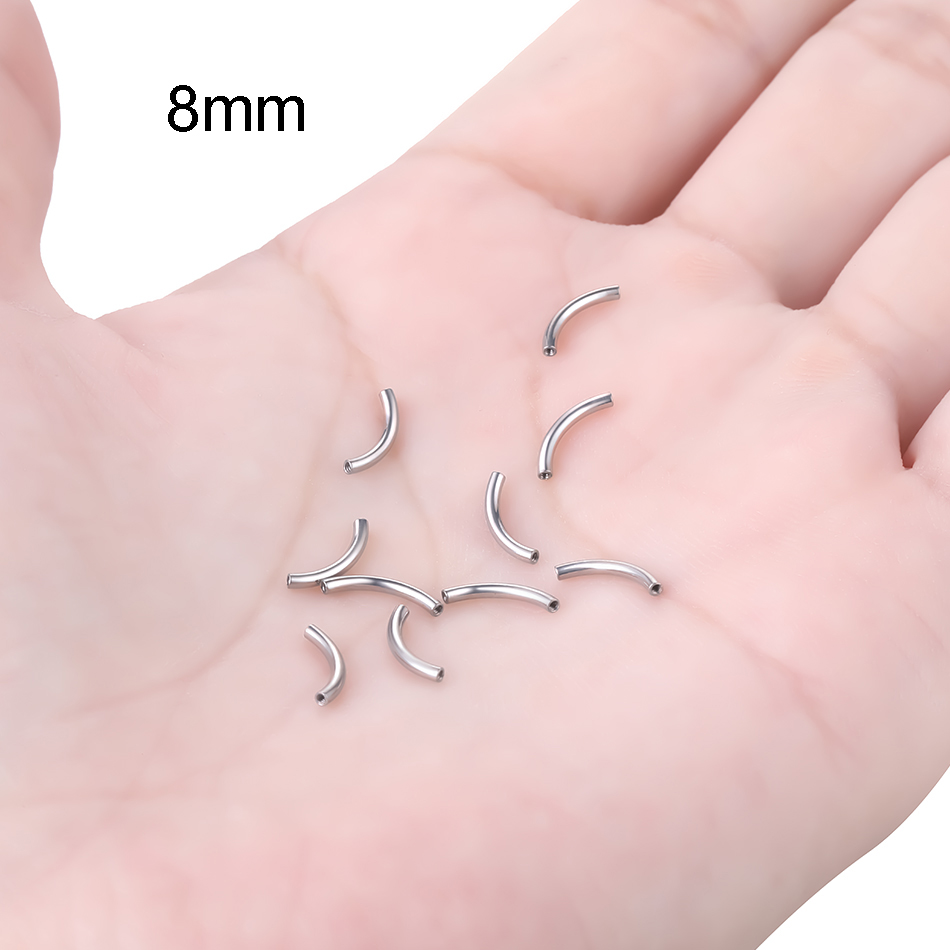 10Pcs/set G23 Titanium Interna - Eyebrow Curved Barbell recension och pris