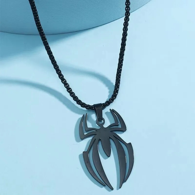 Gothic Spider Shape Necklace S - Body Jewelry Goth recension och pris