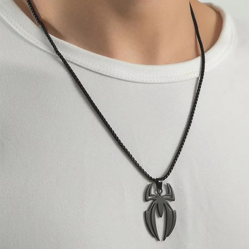 Gothic Spider Shape Necklace S - Body Jewelry Goth recension och pris
